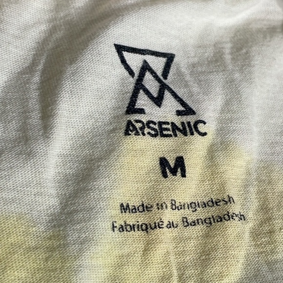 Arsenic Men’s Tye Dye “Permanent Vacation” Tee Size Medium - Picture 2 of 8